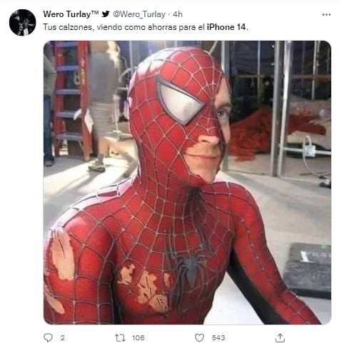 Memes por el lanzamiento del nuevo iPhone 14