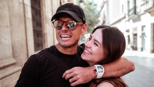 Chicharito y Sarah Kohan