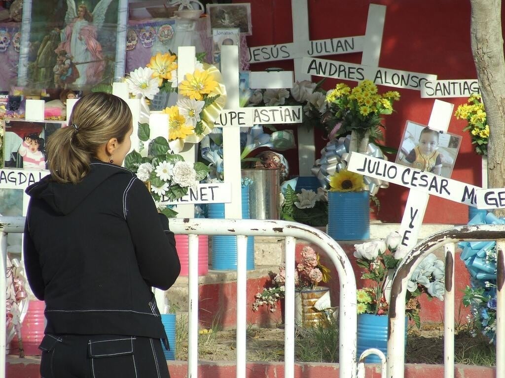 Memorial de niños fallecidos en Guardería ABC