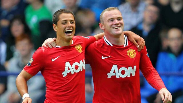 Chicharito y Rooney
MEXICANOS EN EUROPA 2011
MANCHESTER UNITED
JAVIER HERNANDEZ
Action photo of Javier Hernandez (L) and Wayne Rooney of Manchester United, of the English premier league./Foto de accion de Javier Hernandez (I) y Wayne Rooney del Manchester United, de la Liga Premier inglesa. 10 September 2011. MEXSPORT/BACKPAGE IMAGES