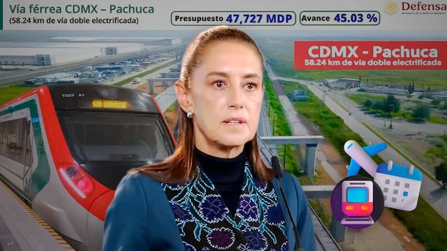 Claudia Sheinbaum da fecha para posible inauguración del tren AIFA-Pachuca.