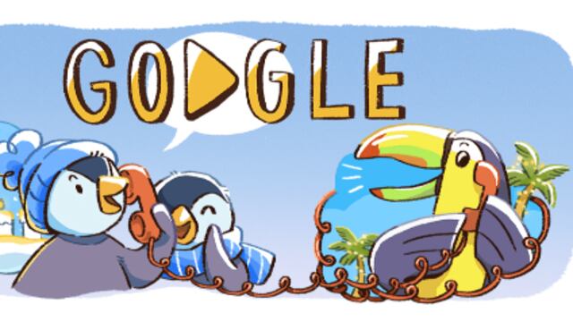 El nuevo doodle dedicado a los festejos navideños.