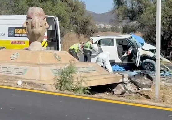 Accidente en México-Piramides