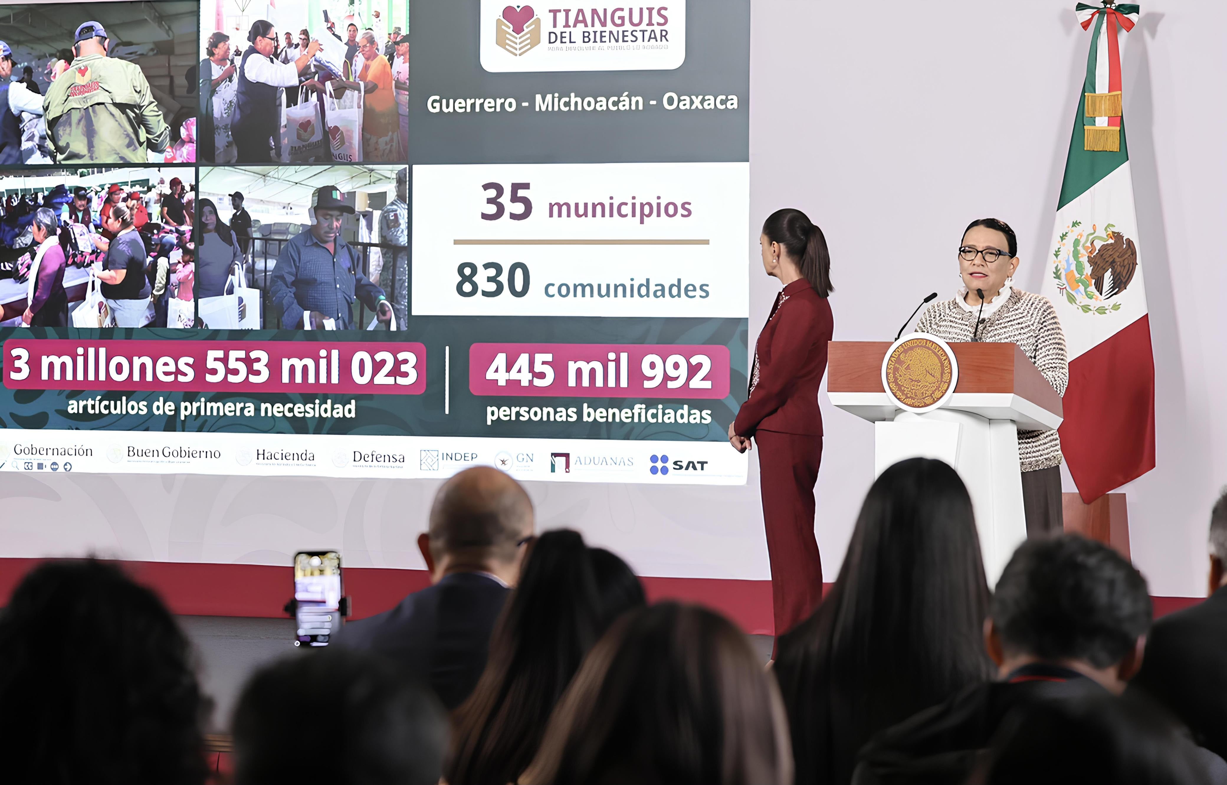 Rosa Icela Rodríguez presenta avances de la estrategia Atención a las Causas.