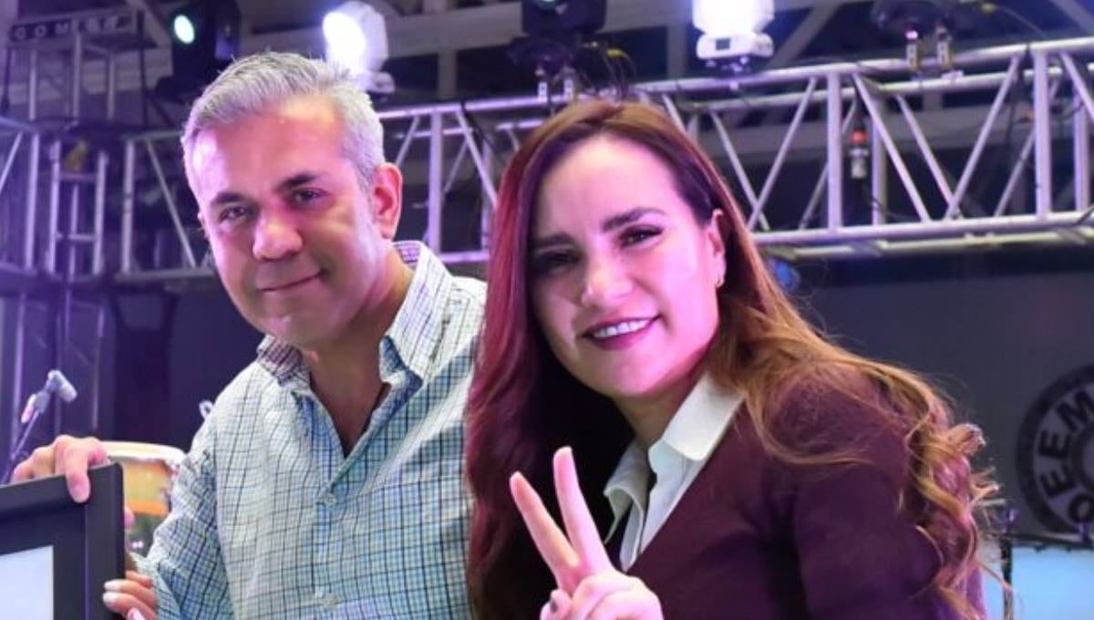 Fernando Vilchis y su esposa