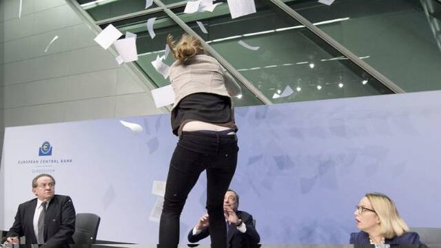 Mario Draghi. Susto en el BCE.