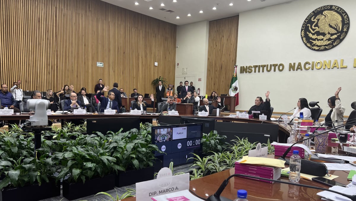Votación del Consejo General del INE