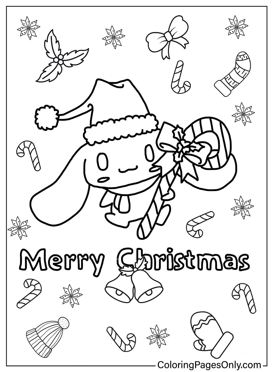 Dibujos de Cinnamoroll para Navidad 2024