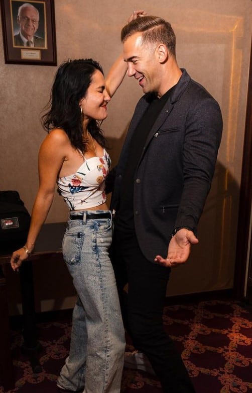 Martha Higareda y Lewis Howes