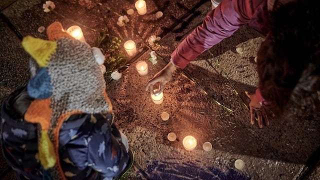 Velada en demanda de justicia por Dulce Gabriela Flores González/Facebook: Unión de Madres Protectoras