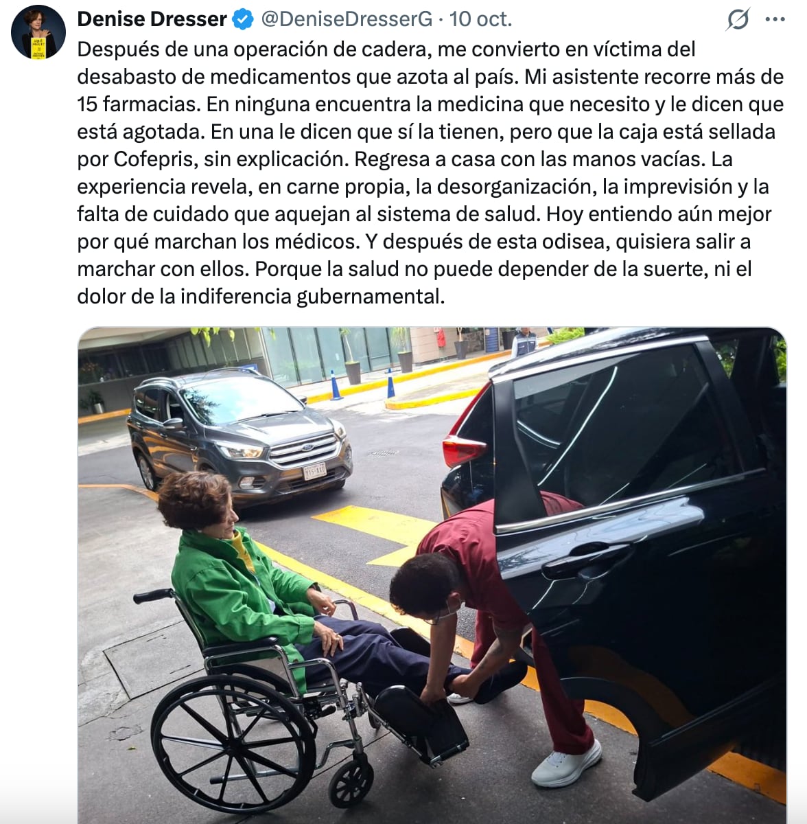 Claudia Sheinbaum responde a Denisse Dresser por abastecimiento de medicamentos en farmacias privadas