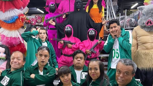 Memo Aponte hace 'cosplay' de "El Juego del Calamar"