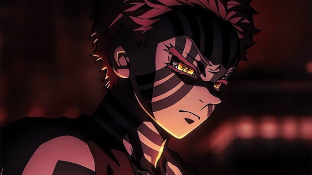 Akaza en Demon Slayer: Castillo Infinito
