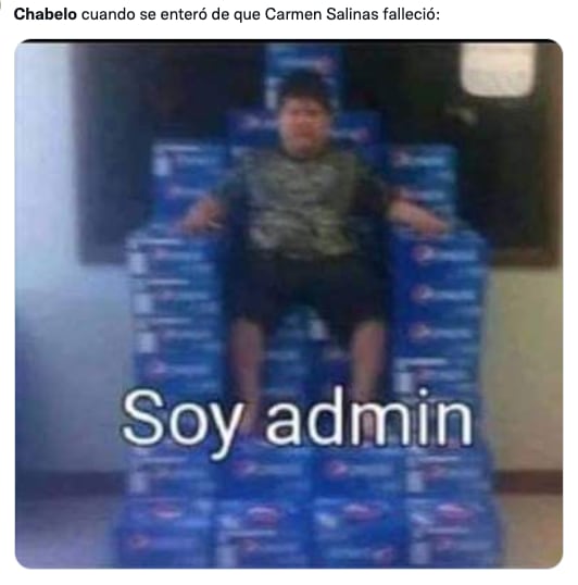 Memes de Chabelo tras muerte de Carmen Salinas