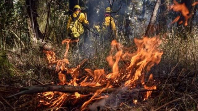 Incendio en el Estado de México.