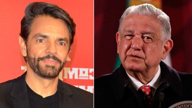 AMLO y Eugenio Derbez