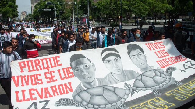 Marcha por los normalistas de Ayotzinapa del 16 de junio de 2022