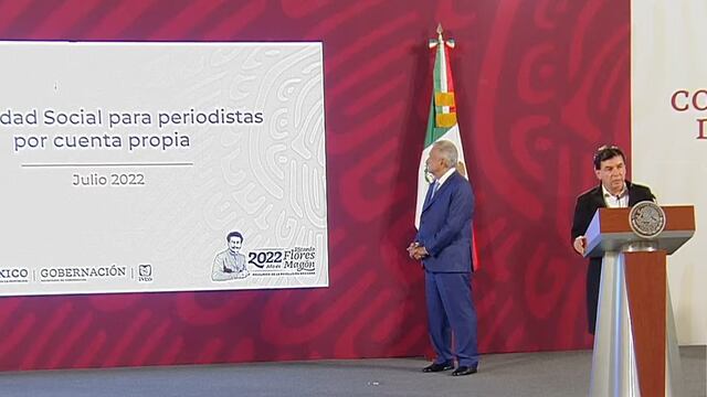Gobierno de AMLO presenta el Plan de Seguridad Social para periodistas freelance