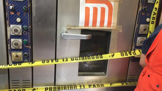 Sellos a comercios del Metro.