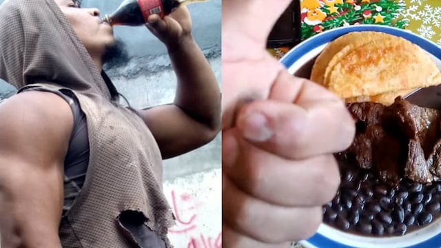 Albañil musculoso de TikTok revela que la Coca-Cola y los antojitos son su dieta
