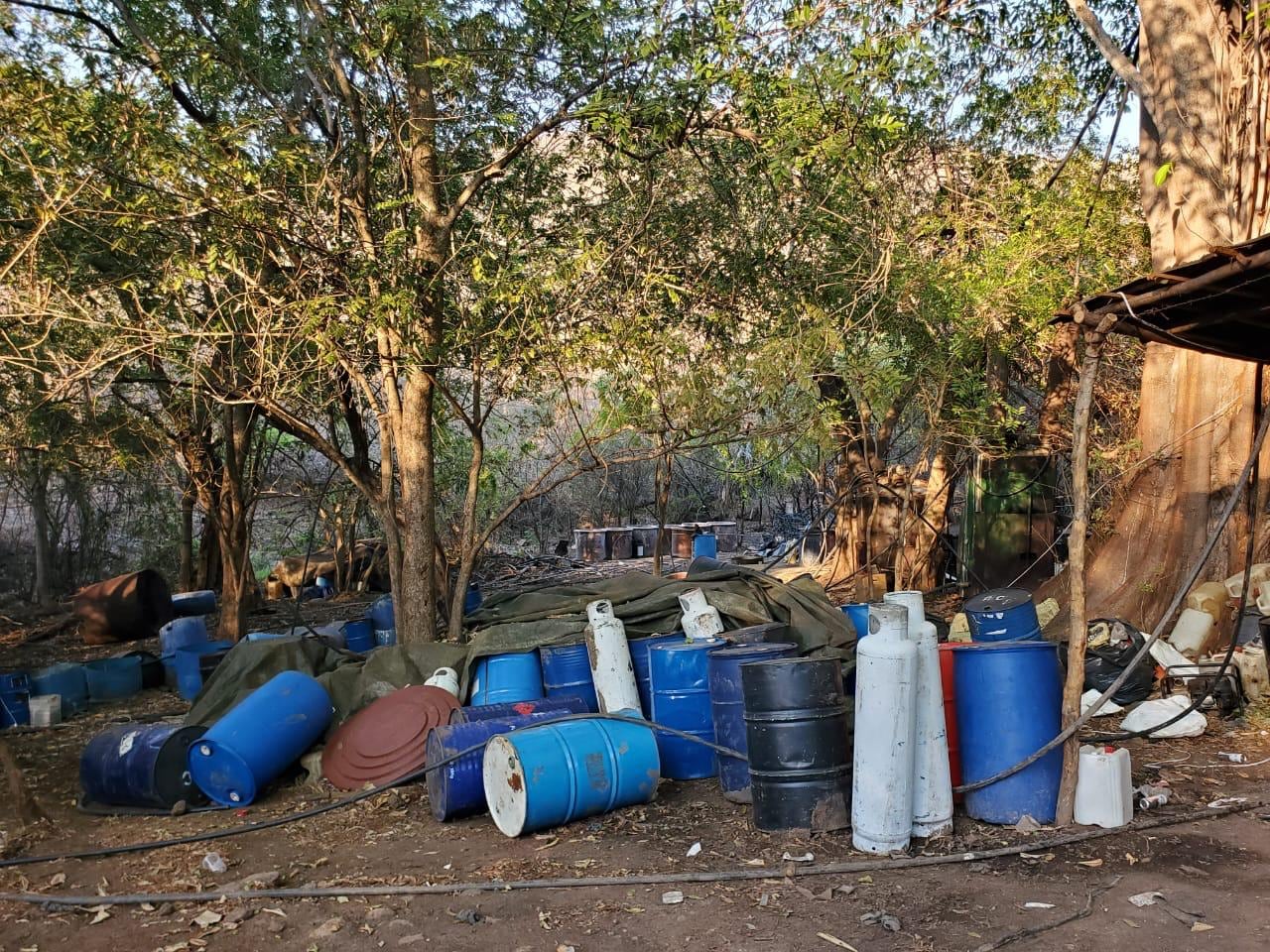 Desmantelan laboratorio clandestino de metanfetamina en Tierra Caliente