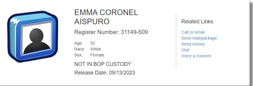 Reducción de condena de Emma Coronel