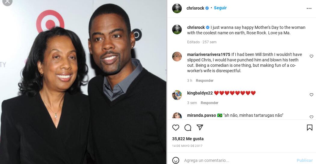 Mamá de Chris Rock