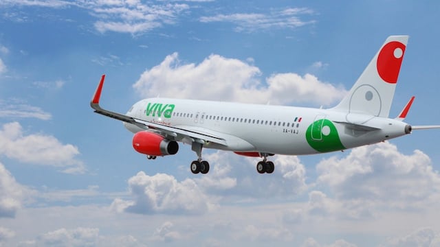 Avión de VivaAerobus