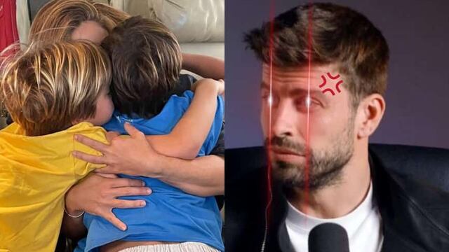 Gerard Piqué no sabía que sus hijos estarían en el video de Acróstico de Shakira
