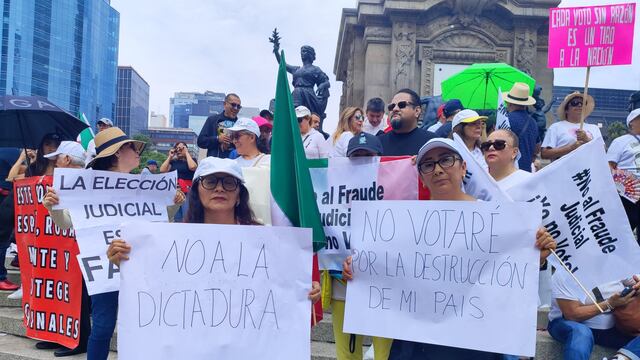 Marcha contra las elecciones del Poder Judicial 2025 México en vivo