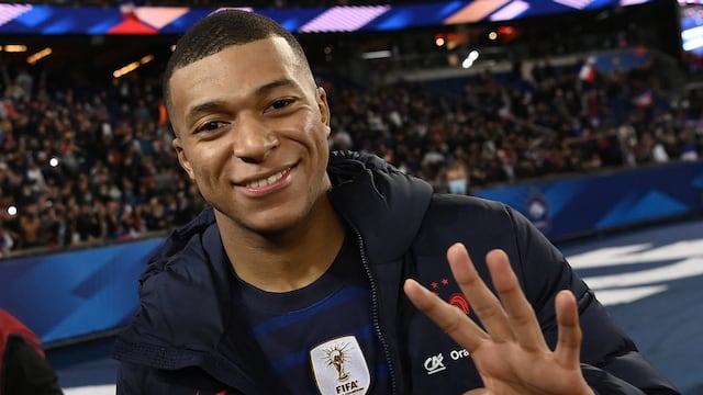 Kylian Mbappé anotó 4 goles con la Selección de futbol de Francia.