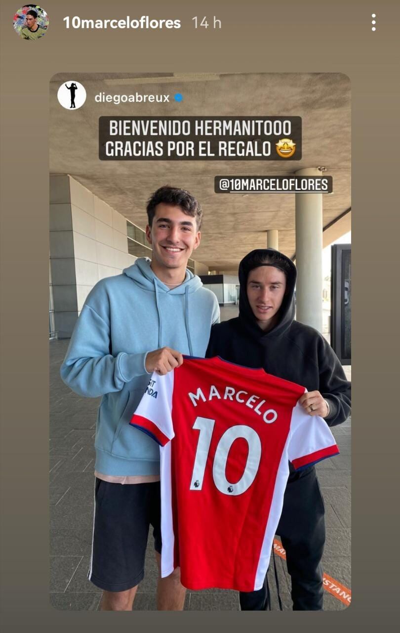 Diego Abreu y Marcelo Flores en Uruguay