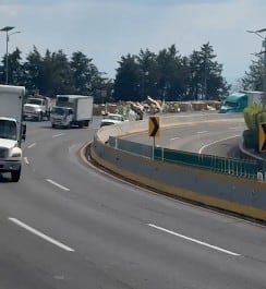 Restablecen circulación en la México-Cuernavaca tras accidente en La Pera