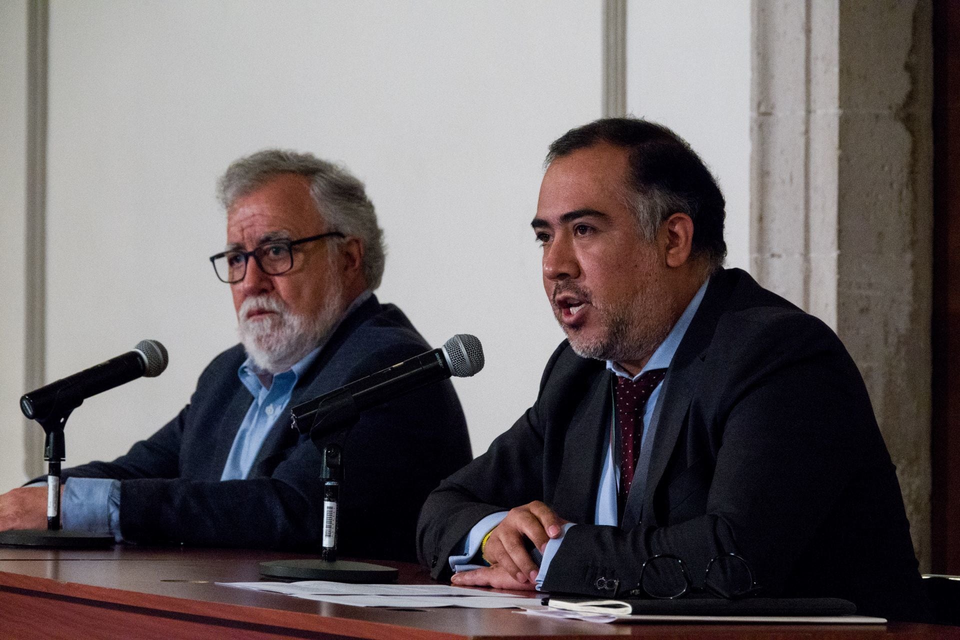 Alejandro Encinas y Omar Gómez Trejo
