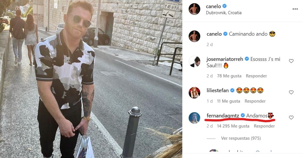 Publicación en Instagram de 'Canelo' Álvarez