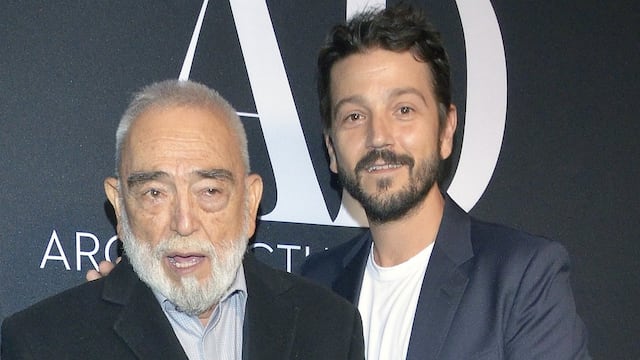 Diego Luna junto a su papá Alejandro Luna