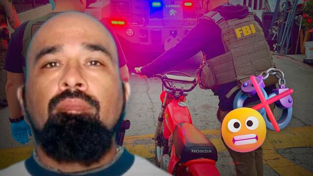 FBI asegura motocicleta de Elpidio Reyna