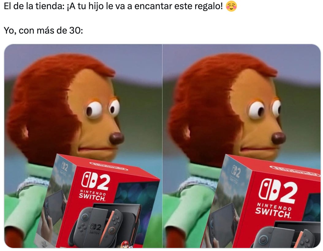 Memes del lanzamiento de la Nintendo Switch 2