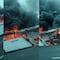 ¿Qué pasa en la autopista México-Puebla hoy domingo? Reportan incendio de camión de pasajeros