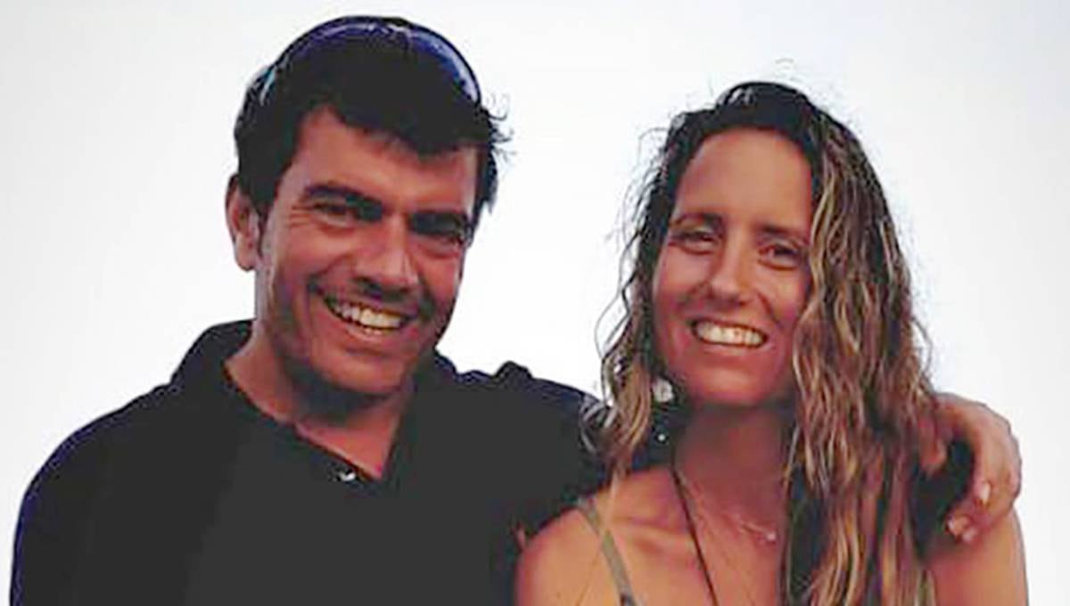 Agustín Escobar Cañadas y su esposa