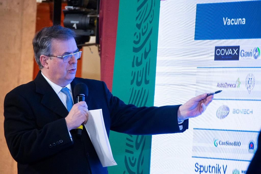 Marcelo Ebrard en la conferencia mañanera