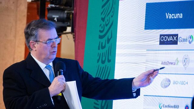 Marcelo Ebrard en la conferencia mañanera