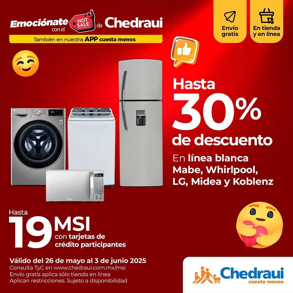 Hot Sale 2025 en Chedraui: Ofertas hoy