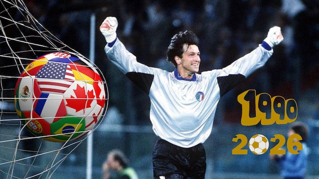 Walter Zenga impuso un récord sin recibir goles en Italia 1990, que porteros del Mundial 2026 pueden romper