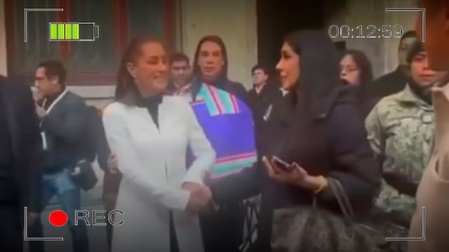 Claudia Sheinbaum ofreció apoyo a una reportera durante una crisis por el sismo