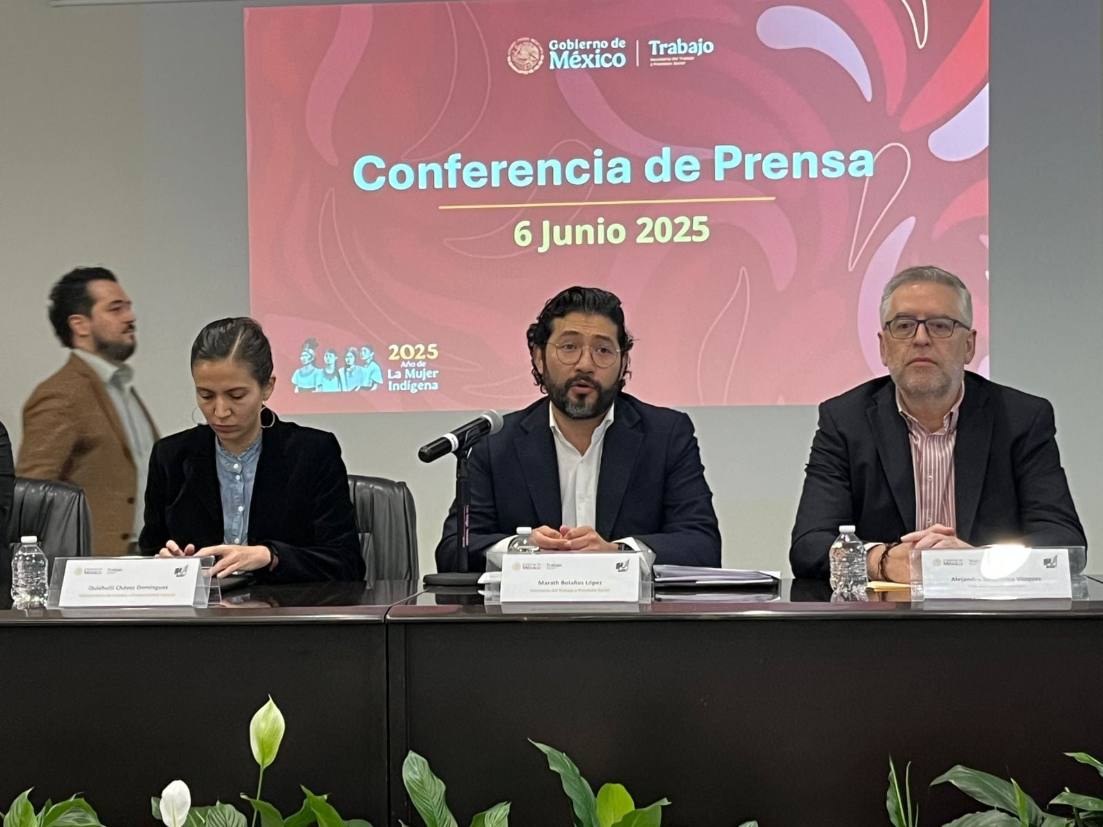 Marath Bolaños López, secretario del Trabajo y Previsión Social