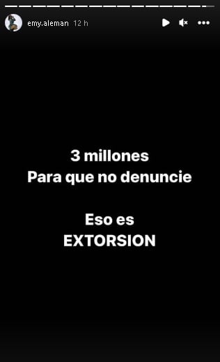 Hermana de Alemán expone a Akasha y la cantidad de dinero que pedía.