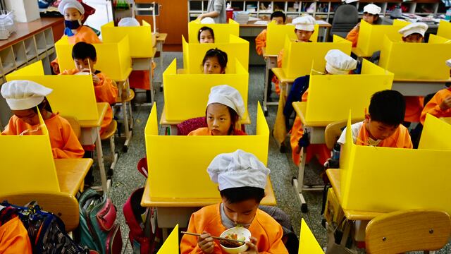 Escuela almuerzo Taiwan