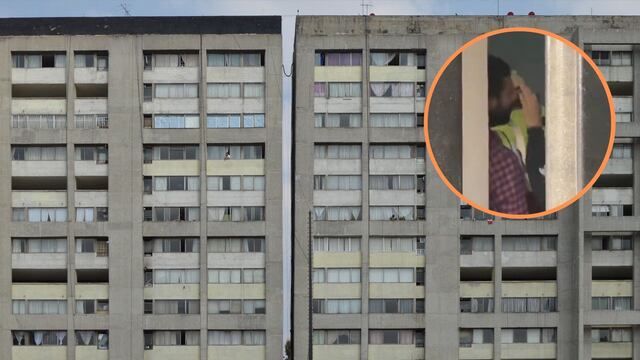 Rescatan a hombre que intentó arrojarse del edificio Chihuahua, en Tlatelolco