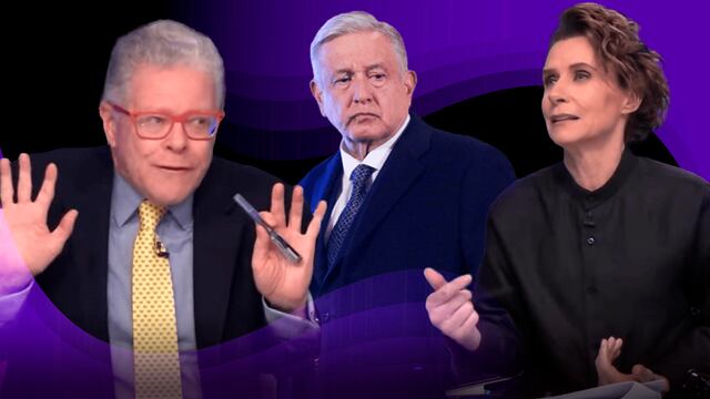 Sergio Sarmiento insinuó que se vale especular sobre salud de AMLO; Denise Marker no está de acuerdo